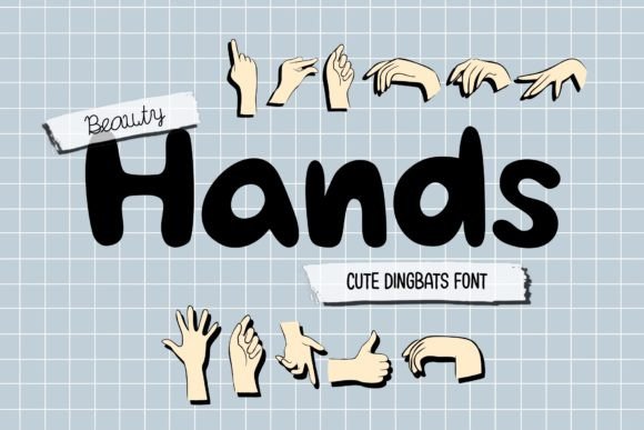 Beauty Hands Font: A Playful Typeface for Creative Publishing