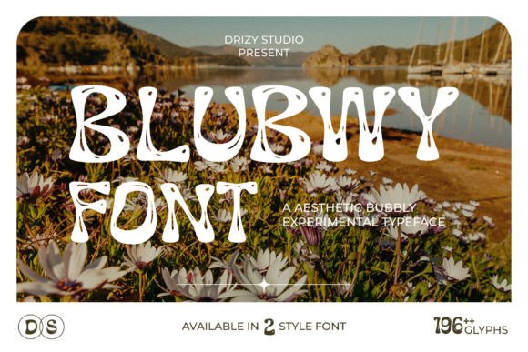 Blubwy: A Playful Decorative Font for Whimsical Brand Identity
