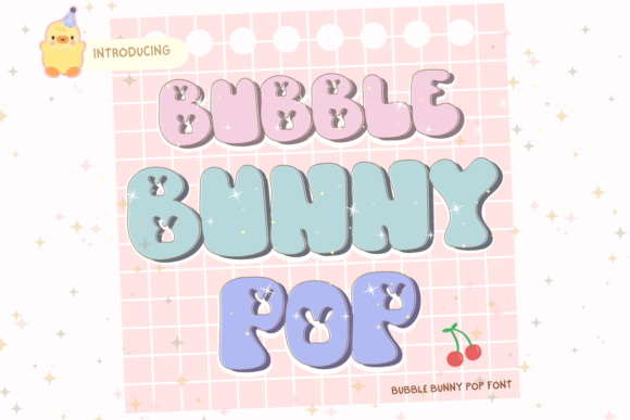 Bubble Bunny Pop: The Creative Font for Playful Brand Identity
