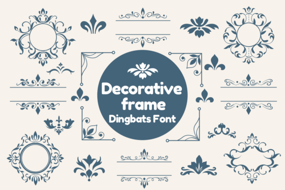 Decorative Frame Typeface Review for Campaign Design