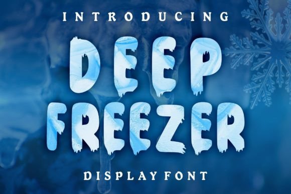 Deep Freezer Font: A Wintery Typeface for Digital Branding