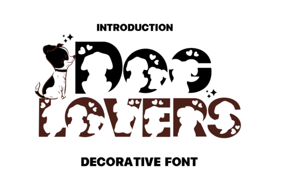 Dog Lovers Typeface: A Charming Decorative Font for Crafters