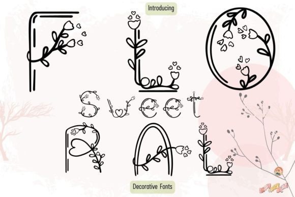Floral Sweet Typeface Review: A Decorative Font for Campaign Design