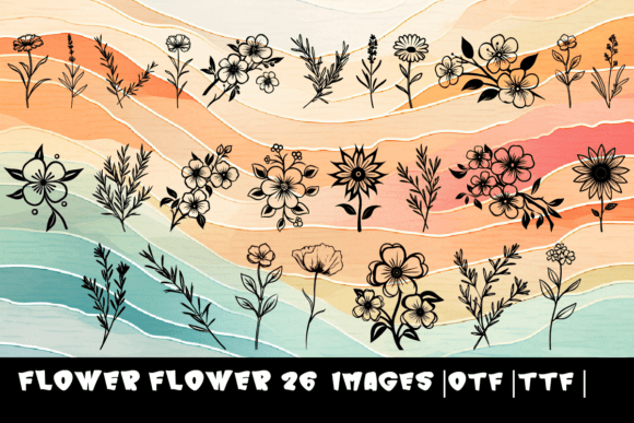 Flower Flower: A Creative Font for Engaging Social Campaigns