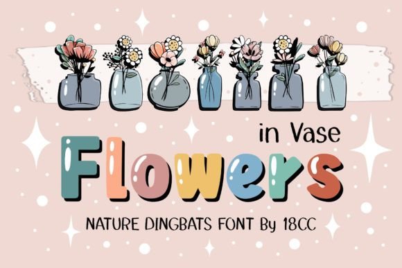 Flowers in Vase Font: A Visual Powerhouse for Marketers
