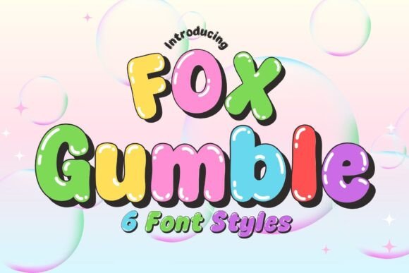 Fox Gumble: A Playful Decorative Font for Creative Branding Projects