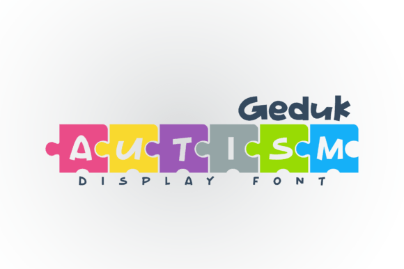 Geduk Autism: A Puzzle-Piece Typeface for Thoughtful Editorial Design