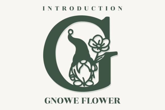 Gnome Flower: A Playful Decorative Font for Whimsical Branding