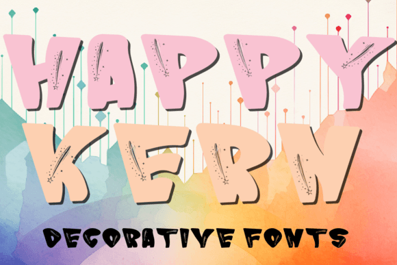 Happy Kern Typeface: A Whimsical Choice for Editorial Design