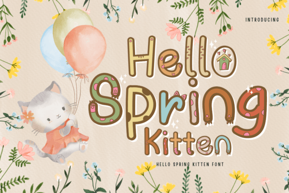 Hello Spring Kitten: A Designer’s Take on Whimsical Web Typography