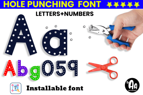 Hole Punching: A Creative Font for Distinctive Brand Identity