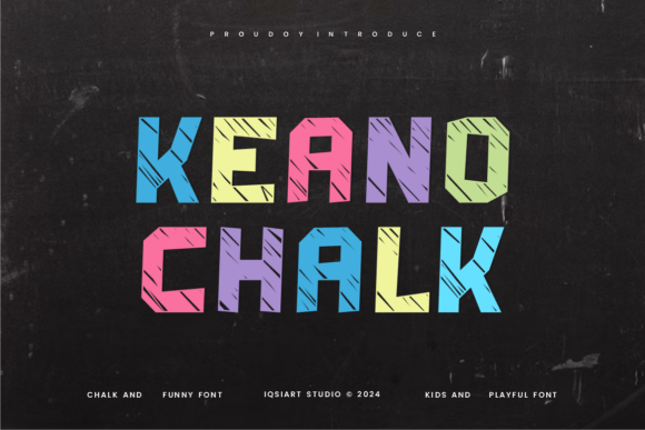 Keano Chalk: The Playful Typeface for Handmade Branding