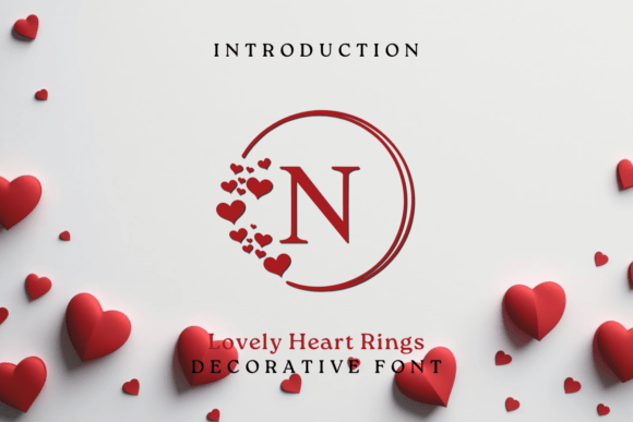 Lovely Heart Rings: A Decorative Typeface for Editorial Branding