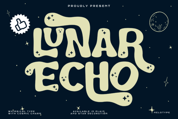 Lunar Echo: The Space-Themed Typeface for Scroll-Stopping Visuals