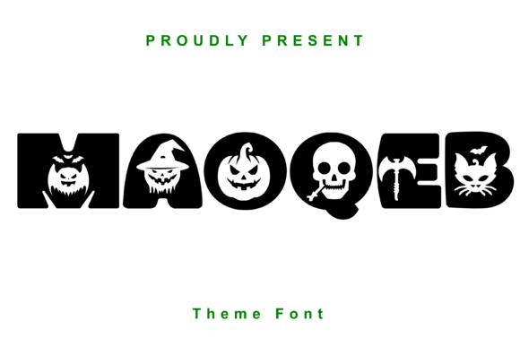 Maoqeb: A Decorative Typeface for Business Branding