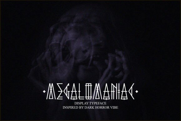 Megalomaniac Typeface: Elevate Your Brand With Dark Horror Vibes