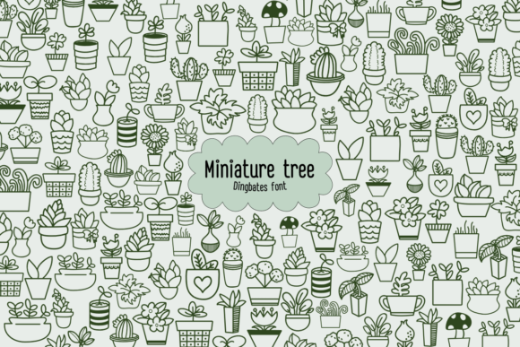 Miniature Tree: The Creative Font for Distinct Campaign Visuals