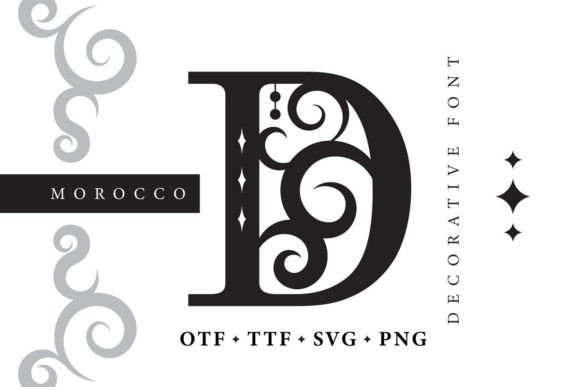 Morocco Typeface: Elevate Campaign Visuals With Organic Decorative Style