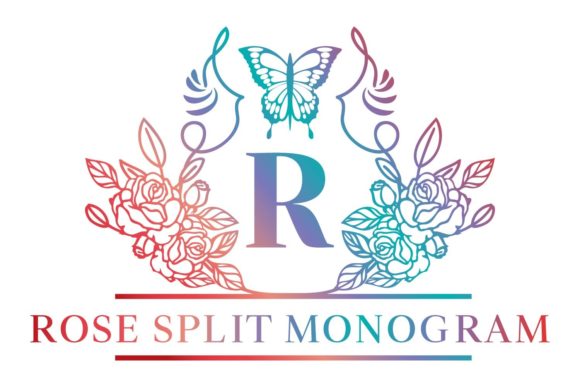 Rose Split Monogram: A Delightful Typeface for Editorial Design