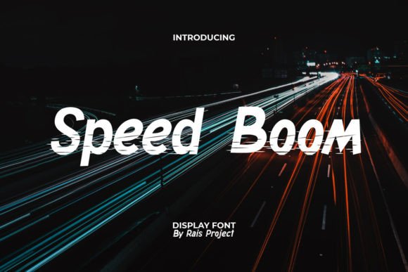 Speed Boom Typeface: Elevating Digital Brand Identity