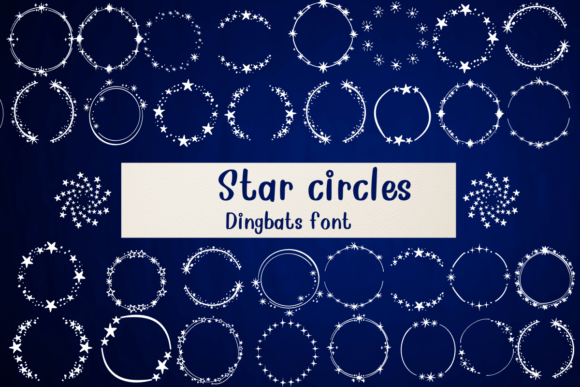 Star Circles: A Playful Dingbat Typeface for Modern Web Design