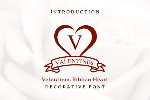 Valentines Ribbon Heart: A Creative Font for Editorial Design