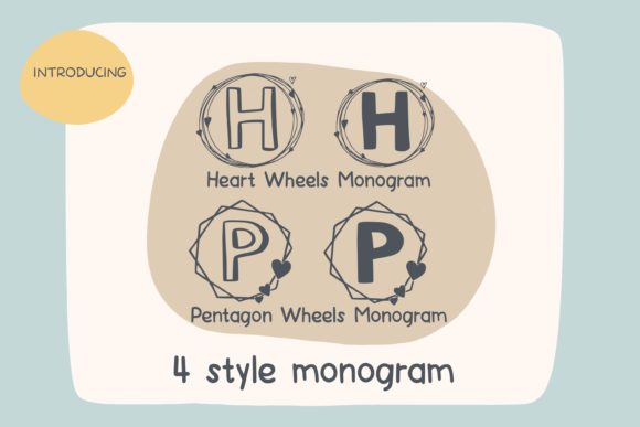 Wheels Set Monogram Font: A Fresh Take on Brand Typography